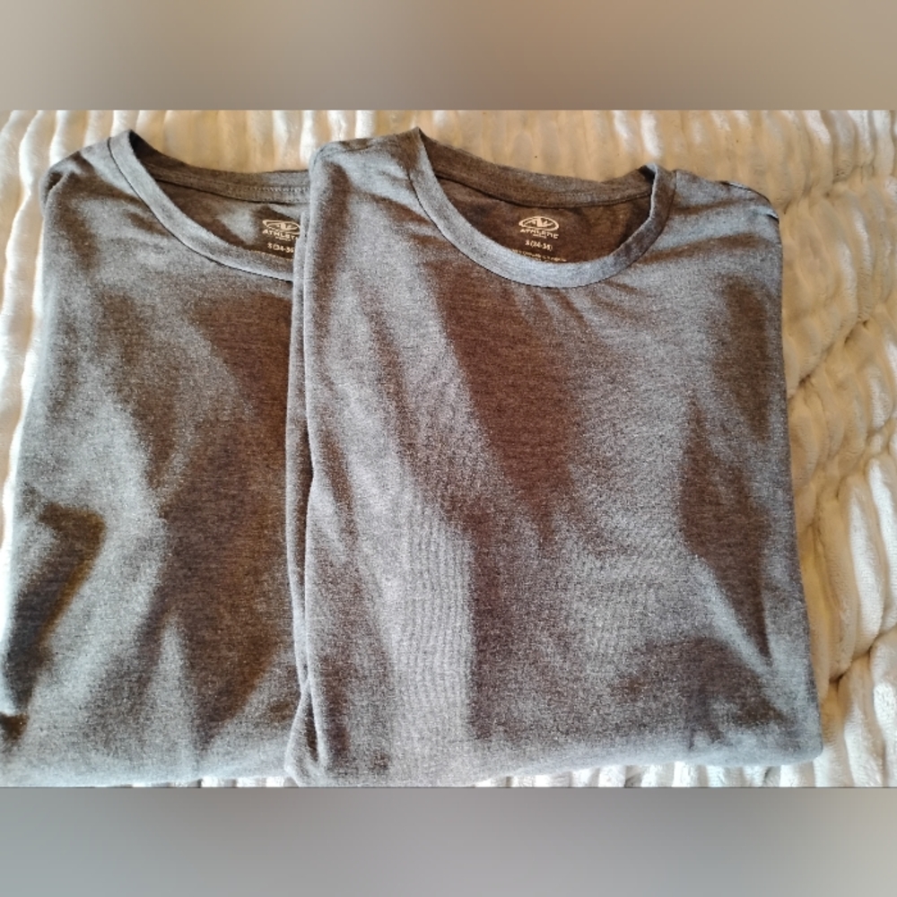 🐰🎉2 Men's Athletic Works Long Sleeve Tshirts NWOT